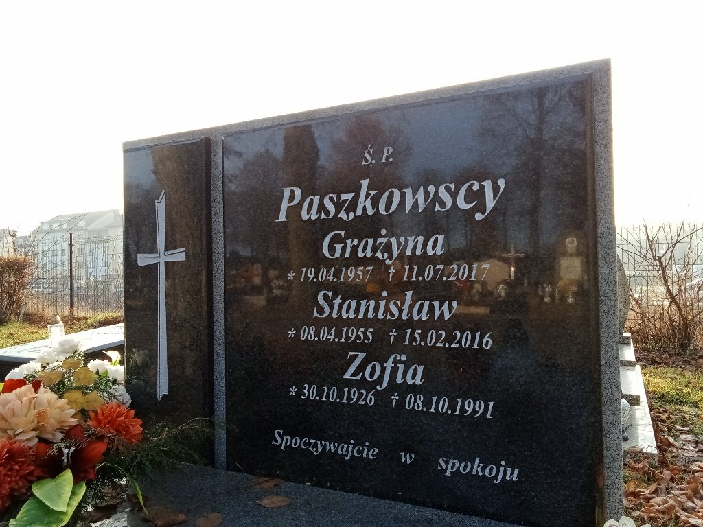 Jan Paszkowski 1959 Mieszkowice - Grobonet - Wyszukiwarka osób pochowanych