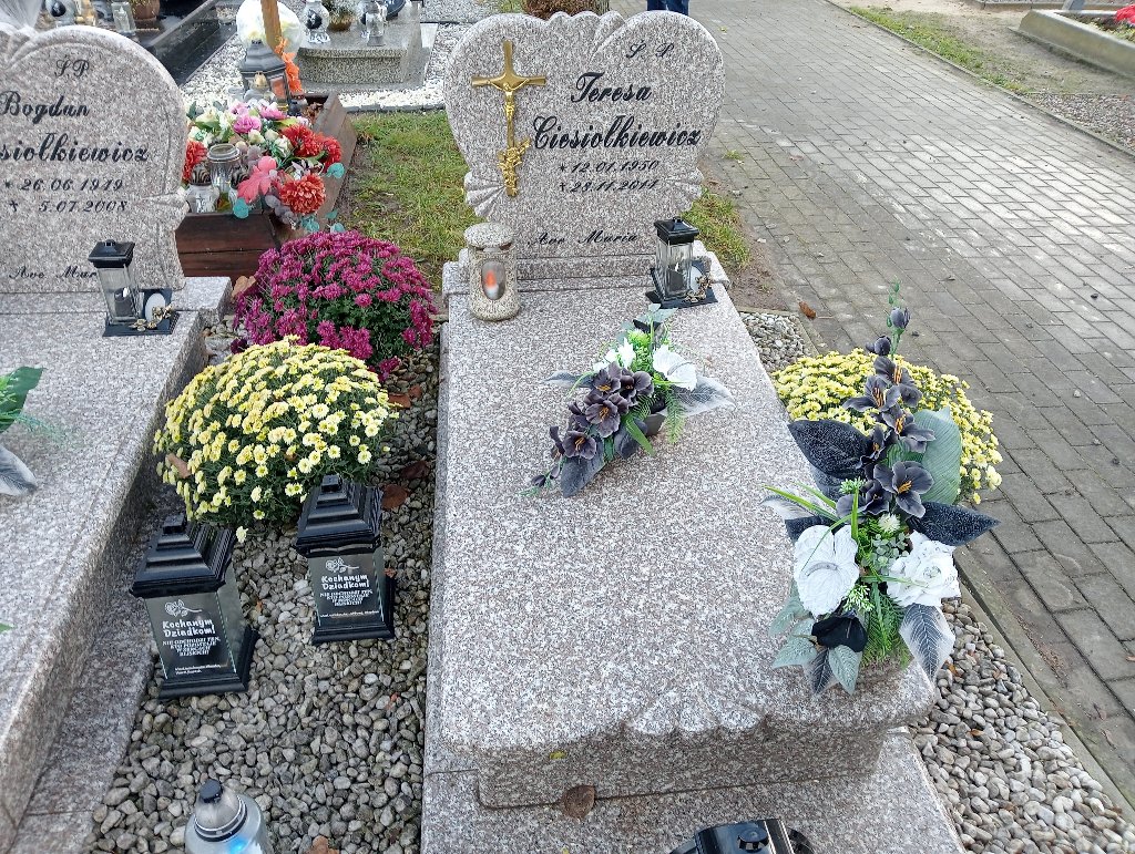 Grób Teresa Ciesiołkiewicz